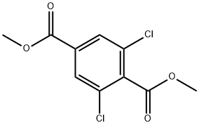 dimethyl 2,6-dichlorobenzene-1,4-dioate Structure