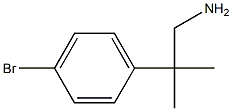 2-(4-bromophenyl)-2-methylpropan-1-amine Structure
