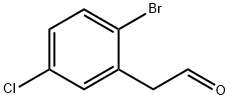 2-(2-溴-5-氯苯基)乙醛, 265107-67-3, 结构式