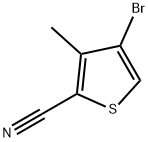 4-溴-3-甲基噻吩-2-甲腈,266338-06-1,结构式