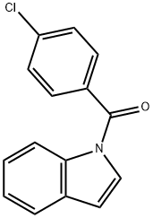 (4-氯苯基)(1H-吲哚-1-基)甲酮, 27076-50-2, 结构式