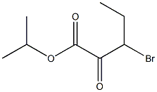 Isopropyl 3-bromo-2-oxopentanoate Structure