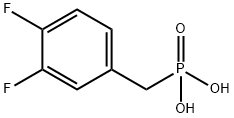 3,4-Difluorobenzylphosphonic acid Struktur