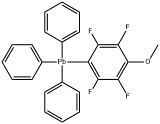 (4-METHOXY-2,3,5,6-TETRAFLUOROPHENYL)TRIPHENYLLEAD 结构式