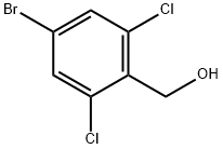 4-ブロモ-2,6-ジクロロベンジルアルコール 化学構造式