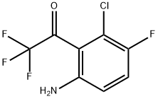 1-(6-Amino-2-chloro-3-fluorophenyl)-2,2,2-trifluoroethanone,277301-94-7,结构式