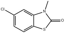 5-Chloro-3-methylbenzo[d]thiazol-2(3H)-one Struktur