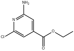 2-氨基-6-氯异烟酸乙酯,28056-05-5,结构式