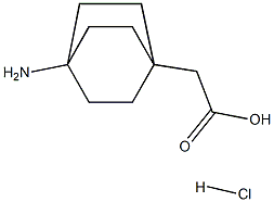 2-{4-aminobicyclo[2.2.2]octan-1-yl}acetic acid hydrochloride Structure