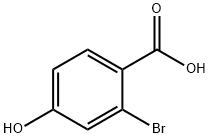 2-溴-4-羟基苯甲酸,28547-28-6,结构式