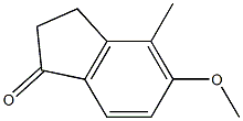 5-Methoxy-4-methyl-indan-1-one 化学構造式