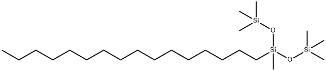 Hexadecyl-Methyl-Bis(Trimethylsilyloxy)Silane Structure