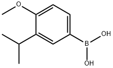 4-Methoxy-3-(1-methylethyl)phenylboronic acid Struktur