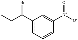 1-(1-bromopropyl)-3-nitroBenzene Struktur
