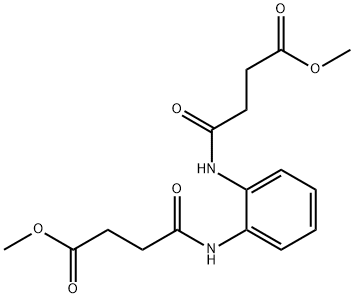 dimethyl 4,4'-(benzene-1,2-diyldiimino)bis(4-oxobutanoate) 结构式