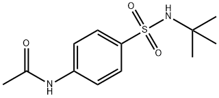N-(4-(N-tert-butylsulfamoyl)phenyl)acetamide Struktur