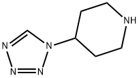 4-(1H-Tetrazol-1-yl)piperidine Structure
