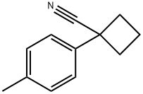 1-[(4-methylphenyl)amino]cyclobutanecarbonitrile Struktur