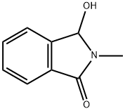 3-羟基-2-甲基-2,3-二氢-1H-异吲哚-1-酮,29879-69-4,结构式