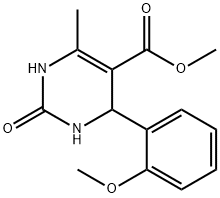 methyl 2-hydroxy-6-(2-methoxyphenyl)-4-methyl-1,6-dihydropyrimidine-5-carboxylate Struktur