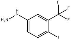 (4-Iodo-3-trifluoromethyl-phenyl)-hydrazine Structure