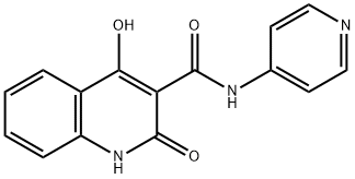 4-hydroxy-2-oxo-N-(pyridin-4-yl)-1,2-dihydroquinoline-3-carboxamide Struktur