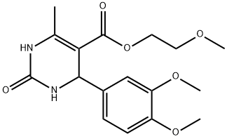 2-methoxyethyl 4-(3,4-dimethoxyphenyl)-6-methyl-2-oxo-1,2,3,4-tetrahydro-5-pyrimidinecarboxylate|