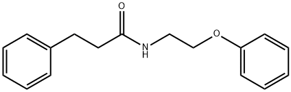 N-(2-phenoxyethyl)-3-phenylpropanamide Struktur