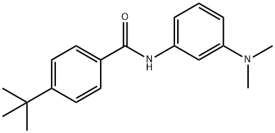 4-tert-butyl-N-[3-(dimethylamino)phenyl]benzamide Structure