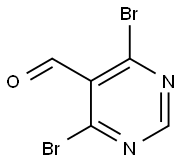 4,6-二溴-5-嘧啶甲醛, 30129-50-1, 结构式