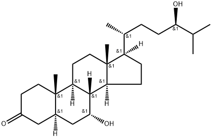 (5S,7R,8R,9S,10S,13R,14S,17R)-7-羟基-17 - ((2R,5R)-5 结构式