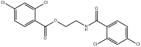 2-(2,4-dichlorobenzamido)ethyl 2,4-dichlorobenzoate Structure