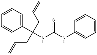 1-phenyl-3-(4-phenylhepta-1,6-dien-4-yl)thiourea 结构式