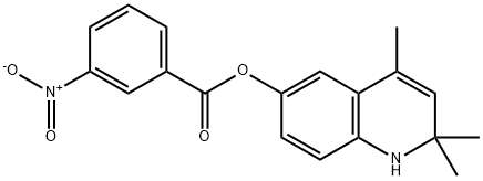 2,2,4-trimethyl-1,2-dihydroquinolin-6-yl 3-nitrobenzoate|