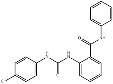 2-({[(4-chlorophenyl)amino]carbonyl}amino)-N-phenylbenzamide Structure