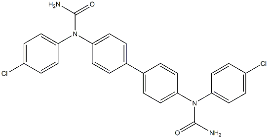 N',N'''-4,4'-biphenyldiylbis[N-(4-chlorophenyl)urea] Structure