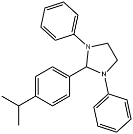 1,3-diphenyl-2-[4-(propan-2-yl)phenyl]imidazolidine Structure