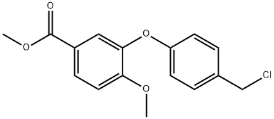 Methyl 3-(4-(chloromethyl)phenoxy)-4-methoxybenzoate|