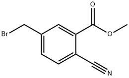 Methyl 5-(bromomethyl)-2-cyanobenzoate Structure