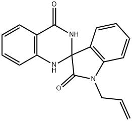 1-(prop-2-en-1-yl)-1'H-spiro[indole-3,2'-quinazoline]-2,4'(1H,3'H)-dione 结构式