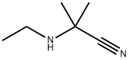 2-(ethylamino)-2-methylpropanenitrile Struktur