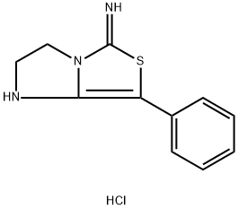 6,7-DIHYDRO-3-IMINO-1-PHENYL-3H,5H-IMIDAZO(1,2-C)THIAZOLE HYDROCHLORIDE,31255-33-1,结构式
