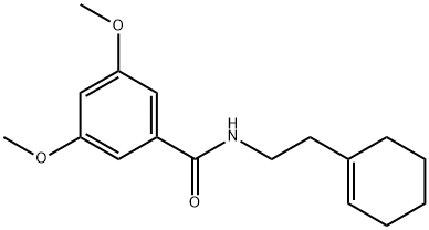 N-[2-(cyclohex-1-en-1-yl)ethyl]-3,5-dimethoxybenzamide Structure