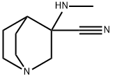 3-(methylamino)quinuclidine-3-carbonitrile 结构式