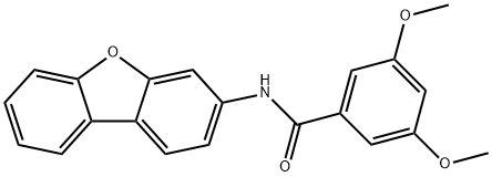 N-dibenzo[b,d]furan-3-yl-3,5-dimethoxybenzamide Structure