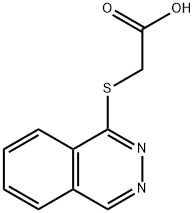 (PHTHALAZIN-1-YLTHIO)ACETIC ACID 结构式