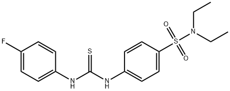 315671-28-4 N,N-diethyl-4-{[(4-fluorophenyl)carbamothioyl]amino}benzenesulfonamide