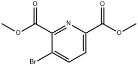 Dimethyl 3-bromopyridine-2,6-dicarboxylate Structure
