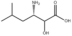 (3S)-3-amino-2-hydroxy-5-methylhexanoicacid Structure