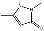 2,5-Dimethyl-1H-pyrazol-3(2H)-one Struktur